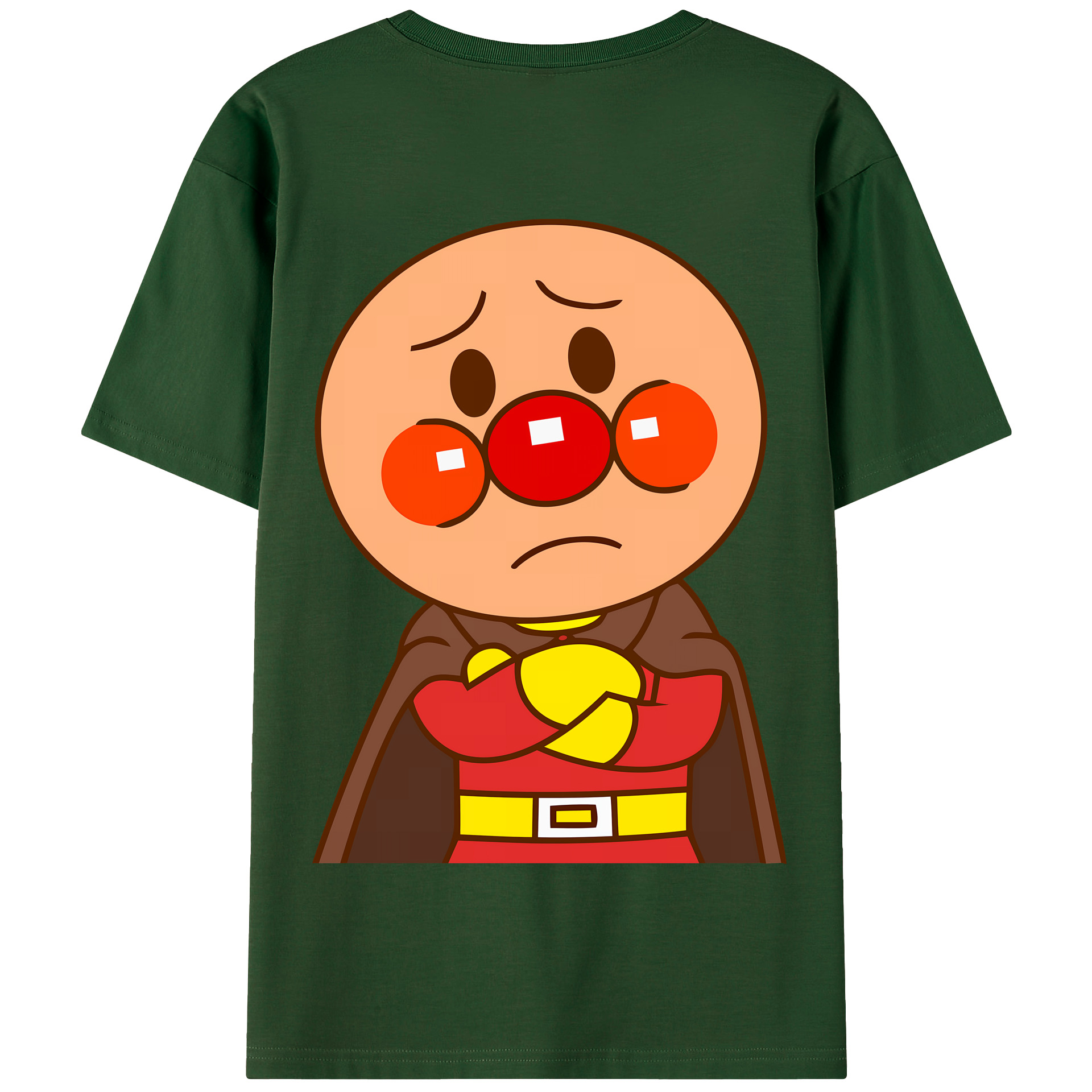 （画像用） アンパンマン Anpanman 綿100％半袖Tシャツ（背面プリント）